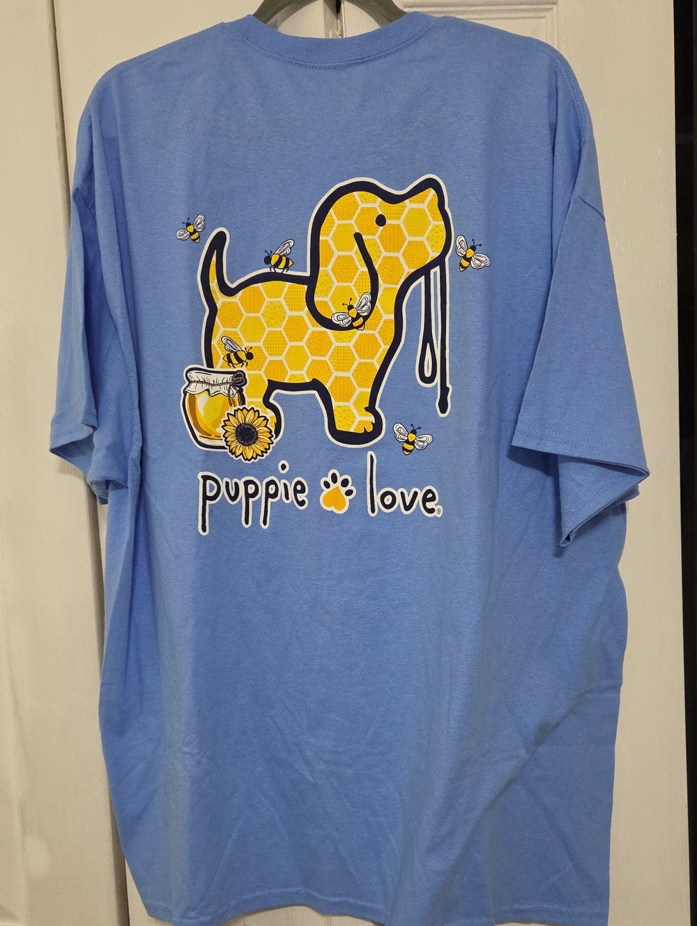 Puppie Love Honeybee Graphic Tee - Blue